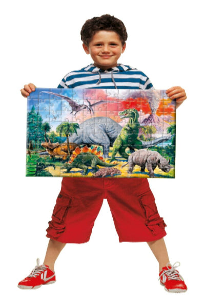 Ravensburger Puzzle 100 XXL Jigsaw “Among the Dinosaurs”