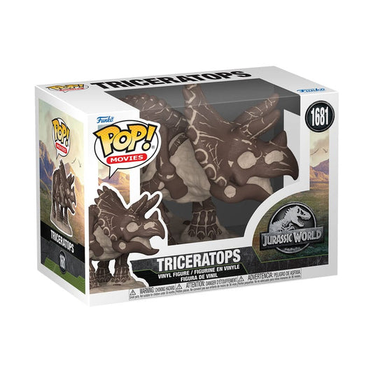 funo skeleton triceratops in box on white background