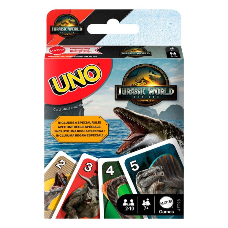 uno jurassic rebirth card game