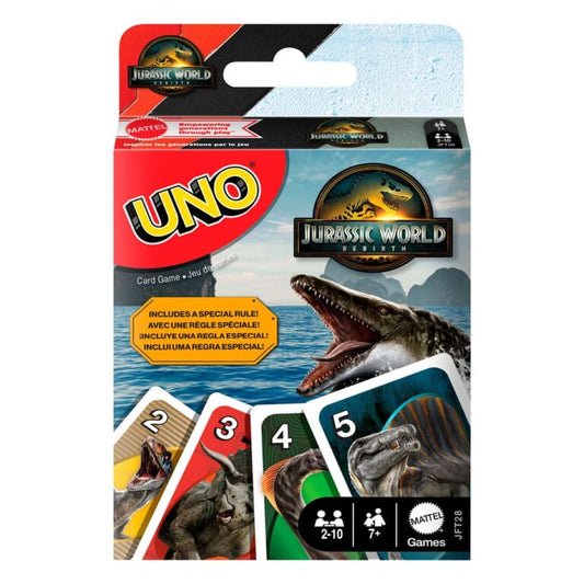 uno jurassic rebirth card game